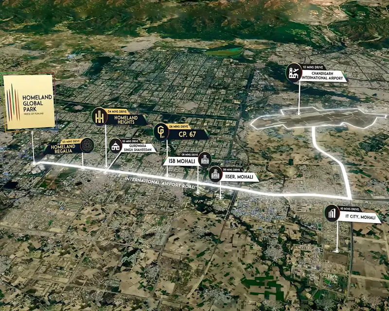 homeland global park location map